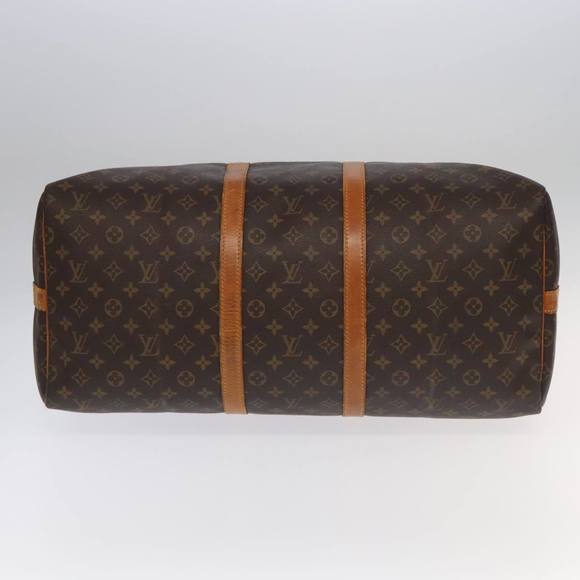 LOUIS VUITTON Monogram Keepall Bandouliere 55 Boston Bag M41414 LV Auth 95973 - Picture 5 of 16